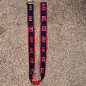 Volunteer Traditions Youth Small Tennessee Flag Belt – Red & Navy, Never Worn